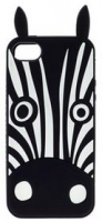 Capa Silicone 3D Iphone 6 Preta (Zebra)