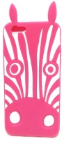 Capa Silicone 3D Iphone 6 Rosa (Zebra)