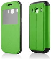 Capa Protetora  Flip Book Window  Samsung Galaxy Ace 4 (Samsung G357) Verde