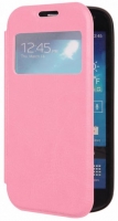 Capa Protetora  Flip Book Window  Samsung Galaxy S4 Mini (Samsung i9195, i9190) Rosa