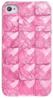 Capa Rigida Fashion  Stones  Iphone 4, Iphone 4S Rosa