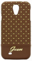 Capa Rigida GUESS Gianina para Samsung Galaxy S4 (Samsung i9505, Samsung i9500) Castanha em Blister