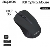 Rato Optico C/ Fio Lite appOMLITEB 1000 DPI Approx Preto