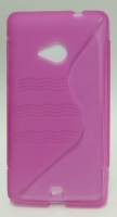 Capa em Silicone  S-CASE  Microsoft Lumia 535 Rosa Transparente