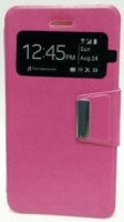 Capa  Flip Book com Janela  Microsoft Lumia 435 Rosa