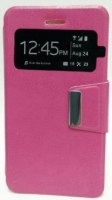 Capa  Flip Book com Janela  Sony Xperia E4 (Sony Xperia E2105) Rosa em Bulk