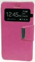 Capa  Flip Book com Janela  Huawei G750 Ascend Rosa em Bulk