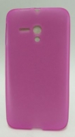 Capa em Silicone  Soft  Alcatel POP D5 (OT-6038) Rosa Transparente
