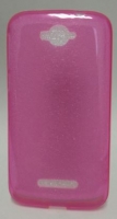 Capa em Silicone  Slim  Alcatel Pop C7 Rosa Transparente