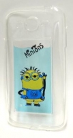 Capa em Silicone  Liquid 3D Minions  Samsung Galaxy S6 (Samsung G920) Azul