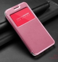 Capa  Flip Book Window  KLD SUN Samsung Galaxy S6 (Samsung G920, Samsung S6) Rosa em Blister