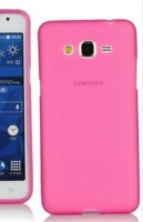 Capa Silicone  SLIM  Samsung Galaxy Core Prime (Samsung G360) Rosa Transparente