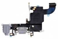 Flex Conector de Carga + Micro + Jack Audio Iphone 6S Preto