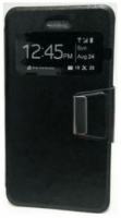 Capa  Flip Book com Janela  Sony Xperia E4 (Sony Xperia E2105) Preta em Bulk