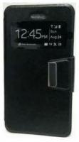 Capa  Flip Book com Janela  Sony Xperia M4 (Sony Xperia E2303) Preta em Bulk