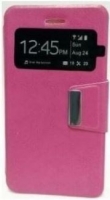 Capa  Flip Book com Janela  Wiko Lenny 2 Rosa em Bulk