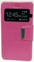 Capa  Flip Book com Janela  Wiko Pulp Fab Rosa