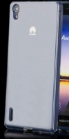 Capa em Silicone  Soft  Huawei G6 Ascend Branco Transparente