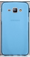 Capa em Silicone  SOFT  Samsung J5 (Samsung J500) Azul Transparente