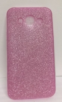 Capa Silicone  Com Brilhantes  Samsung Galaxy J5 (Samsung J500) Rosa