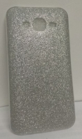 Capa Silicone  Com Brilhantes  Samsung Galaxy J5 (Samsung J500) Prata
