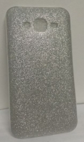 Capa Silicone  Com Brilhantes  Samsung Galaxy J1 (Samsung J100) Prata