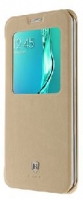 Capa  Flip Book Baseus com Janela  Samsung Galaxy S6 Edge Plus (Samsung G928) Beje em Blister