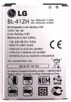 Bateria LG BL-41ZH Original em Bulk