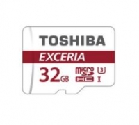 Cartão de Memória 32GB Toshiba MicroSD Class10 Exceria com Adaptador SD em Blister