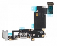 Flex Iphone 6S Plus Preto com conector de Carga + Micro + Jack Audio