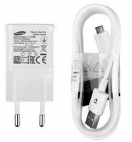 Carregador Samsung EP-TA20EWE 2A com Cabo de Dados ECB-DU4AWE Branco Original em Bulk (Carregador Rapido)