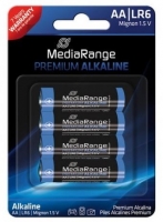 Pilhas Alcalinas LR6 (AA) 1.5V - Pack 4 MediaRange