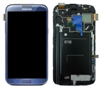 Touchscreen com Display Samsung N7100 Note 2 Azul Original