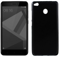 Capa Xiaomi Redmi 4X, Redmi 4X Pro  Soft  Silicone Preto Opaco