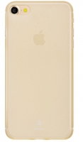 Capa Iphone 7, Iphone 8  Baseus  Soft Slim Dourado Transparente em Blister