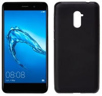 Capa Huawei Y7 Silicone  Soft  Preto Opaco em Bulk