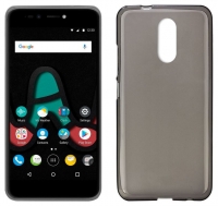 Capa Wiko U Pulse Silicone  Soft  Preto Transparente em Bulk