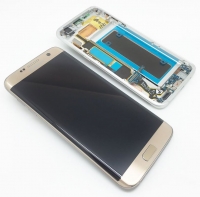 Touchscreen com Display e Aro Samsung Galaxy S7 Edge (Samsung G935) Dourado
