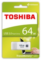 Pen Toshiba 64GB Usb 3.0 U301 Transmemory Branca em Blister