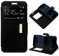 Capa Nokia 3  Flip Book com Janela  Preto