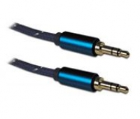 Cabo Jack 3.5mm / 3.5mm Metronic Azul em Blister