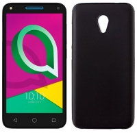Capa Alcatel U5 3G em Silicone  Soft  Preto