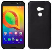 Capa Alcatel A3 em Silicone  Soft  Preto Opaco