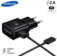 Carregador Samsung EP-TA20EBE (2A) com Cabo TIPO C EP-DG950CBE Preto Original em Bulk