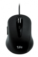 Rato Optico com fio 1Life M: Control 2000dpi Preto
