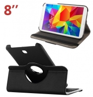 Capa Samsung Galaxy Tab 4 8  (Samsung T330) Flip Book Preto em Bulk