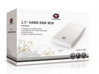 Caixa Externa para Disco 2.5  USB 3.0 Conceptronic Mini Box Branco