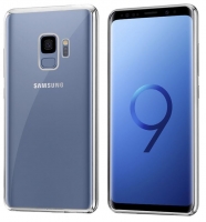 Capa Samsung Galaxy S9 (Samsung G960) Transparente com Bumper Espelhado Prata