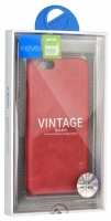 Capa Iphone 7, Iphone 8 X-Level Vintage Pele Vermelho em Blister