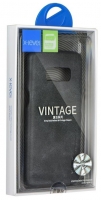 Capa Iphone 7, Iphone 8 X-Level Vintage Pele Preto em Blister